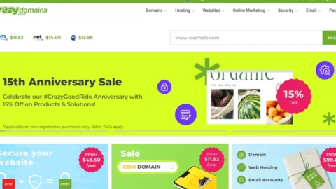 24% Off Crazy Domains COUPON CODES